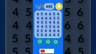 Find 645 #dimagtest #brainmasti #puzzle #games #gkbraintest #maths