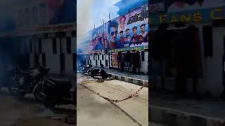 #valimai #fans #celebration #madurai #fdfs celebration by fans 🔥💥