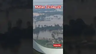 multan flood fly view #pakvsind #asiacup2025 #viralvideo #ytshorts