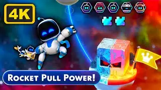 Rocket Pull Power! &ndash; All Bots + Puzzle Pieces Walkthrough I Astro Bot [4K]