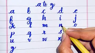  How to improve hand writing |how to write a to z