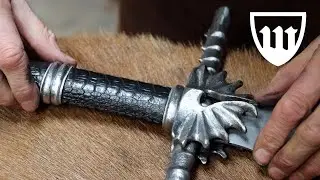 Forging the House of Dragon long sword, part 4, making the handle.