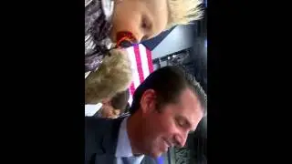 Trump Jr selfies with Trump Baby
