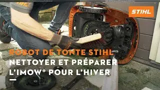 Nettoyer et préparer l’iMOW® pour l’hiver - Robots de tonte STIHL iMOW®