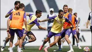 Segundo entrenamiento de la semana para preparar la final de la Champions