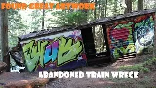 Abandoned Train Wreck in the Whistler Forest!