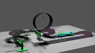 Red Ball Obstacle Course