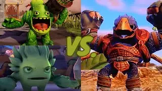 Food Fight and Zook VS. Cuckoo Clocker | Skylanders Trap Team (request)