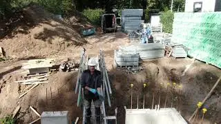 Baarn kelder in het werk gestort