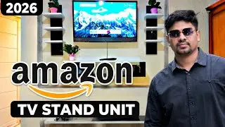Amazon Wooden Wall Mounted TV Unit, Cabinet Unboxing & Installations | Bangla #amazon #tvunit