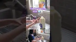 Freezing milk is easy as! 🥶🥛 #frugaltips