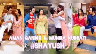 Aman Gandhi and Munira Kudrati on Instagram Reels 😍💖 // Bhagya Lakshmi #shayush