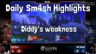 Daily Sm4sh Highlights: Diddy's weakness