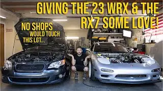 Subaru WRX & Mazda RX7 Get some Love Plus a condemned Subaru Legacy Shows up!
