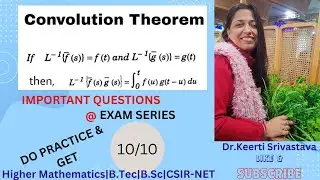 Exam Series|Laplace transform using Convolution theorem|Revision series|B.Tech| B.Sc|CSIR-NET