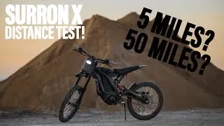 Sur-Ron X Distance Test! | How far will a single charge last?