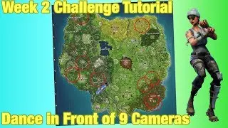 Fortnite Film Camera Locations- Dance in Front of Cameras