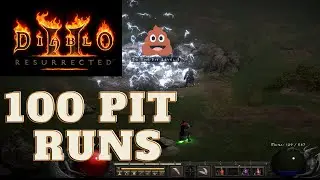 Diablo 2 Resurrected: 100 Hell Pit Runs Drop Highlights!!