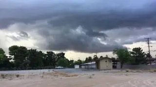 (4K) Monsoon 2017, July 25, Las Vegas, Nevada. Scary thunderstorms, again.