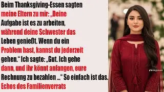 Beim Abendessen sagten meine Eltern: „Du arbeitest, deine Schwester genießt – geh doch!“