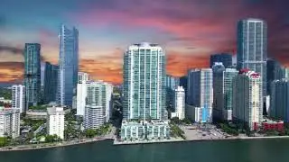 Miami brickell drone