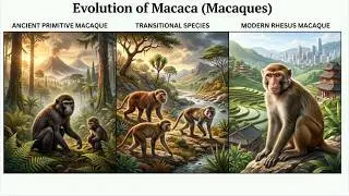🐒 Evolutionary History of the Genus Macaca | Animal Amazing World