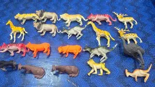ASMR Unboxing🎁🐄🐇: Safari Plastic Animals Review & Collectible Safari Toys