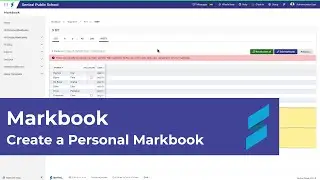 Markbook | How to Create a Personal Markbook