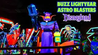 Disneyland BUZZ LIGHTYEAR ASTRO BLASTERS - FULL 4K RIDE POV!