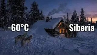 Surviving  60&deg;C: A Day in a Siberian Log Cabin full