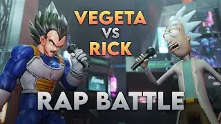 Vegeta VS Rick Sanchez RAP BATTLE  (Music Video)