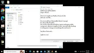 [Tutorial] How to compile python file to exe