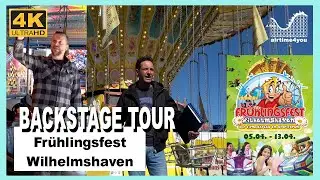 BACKSTAGE TOUR - Frühlingsfest Wilhelmshaven 2025 - Musik Express, Salto Mortale, Break Dance & Co.