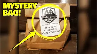 Unbagging the Cacher&rsquo;s Corner Store Cache Hider&rsquo;s Cache of Supplies! (LIVE!) Comment to win!