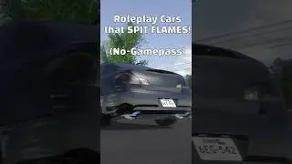 No-Pass Cars in Greenville that SHOOT FLAMES! #greenville #greenvilleroblox #shorts