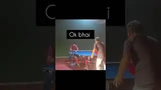 Tag kardo jo dost triggered karke apke game ka level up karata hai 😅. . #tabletennisnadiad