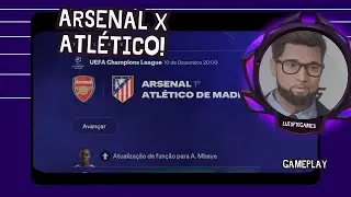 Arsenal vs Atlético de Madrid no Modo Manager: duelo tático e jogo gigante! | FIFA PT-BR