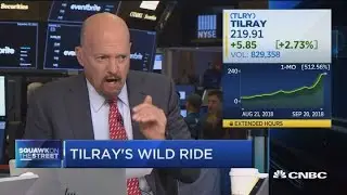 Cramer: Blame retail investors for Tilray volatility