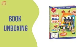 Mini Clay World Puppy Treat Truck: Book & Activity Kit - Book Unboxing