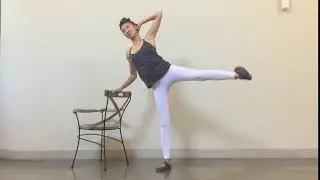 7 minute booty barre workout side leg circles
