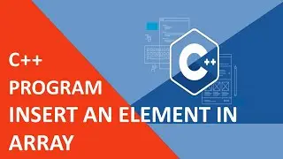 Insert element in array using C++ #cpp #insertionarray #array