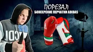 Разрезал боксерские перчатки Adidas Adi-Speed 501 Pro Training (видеобзор)