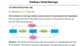 Solved BRAINSTORMING and ICE BREAKERS /complete exercise of :- 3.5 Drafting a Virtual Message