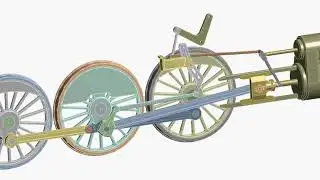 Steam Locomotive valve gear