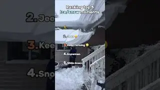 Ice/snow moments 😆 #fyp#snow#ice#fails#funny#ranking