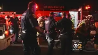 Driver Trapped In Burning Car