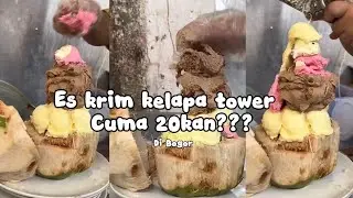 Es krim kelapa segunung cuma 20k??!!