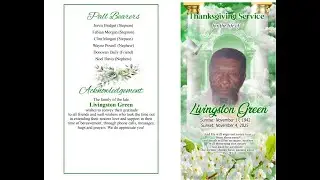 Thanksgiving Service For Livingston Green
