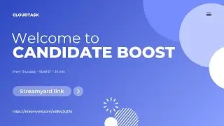 Get hired in days, not month  - CloudTask Remote Candidate Boost Program!