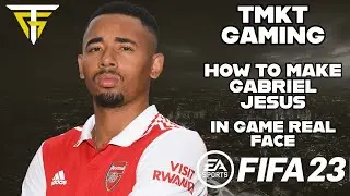 FIFA 23 - How To Make Gabriel Jesus - In Game Real Face!